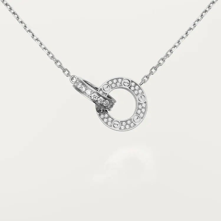 LOVE pendant, paved
