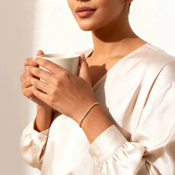 petite 2mm tennis bracelete