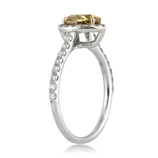 Halo Pear Ring