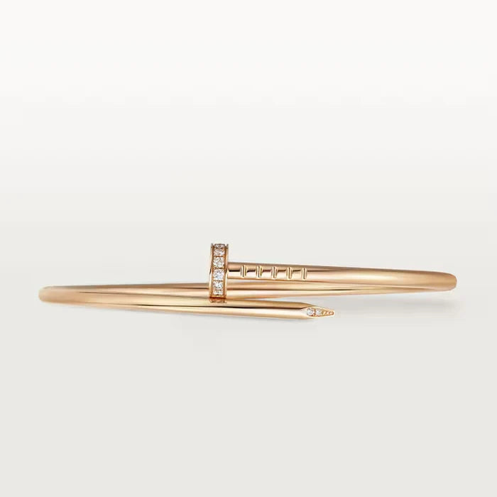 bracelet just un clou diamonds, small model