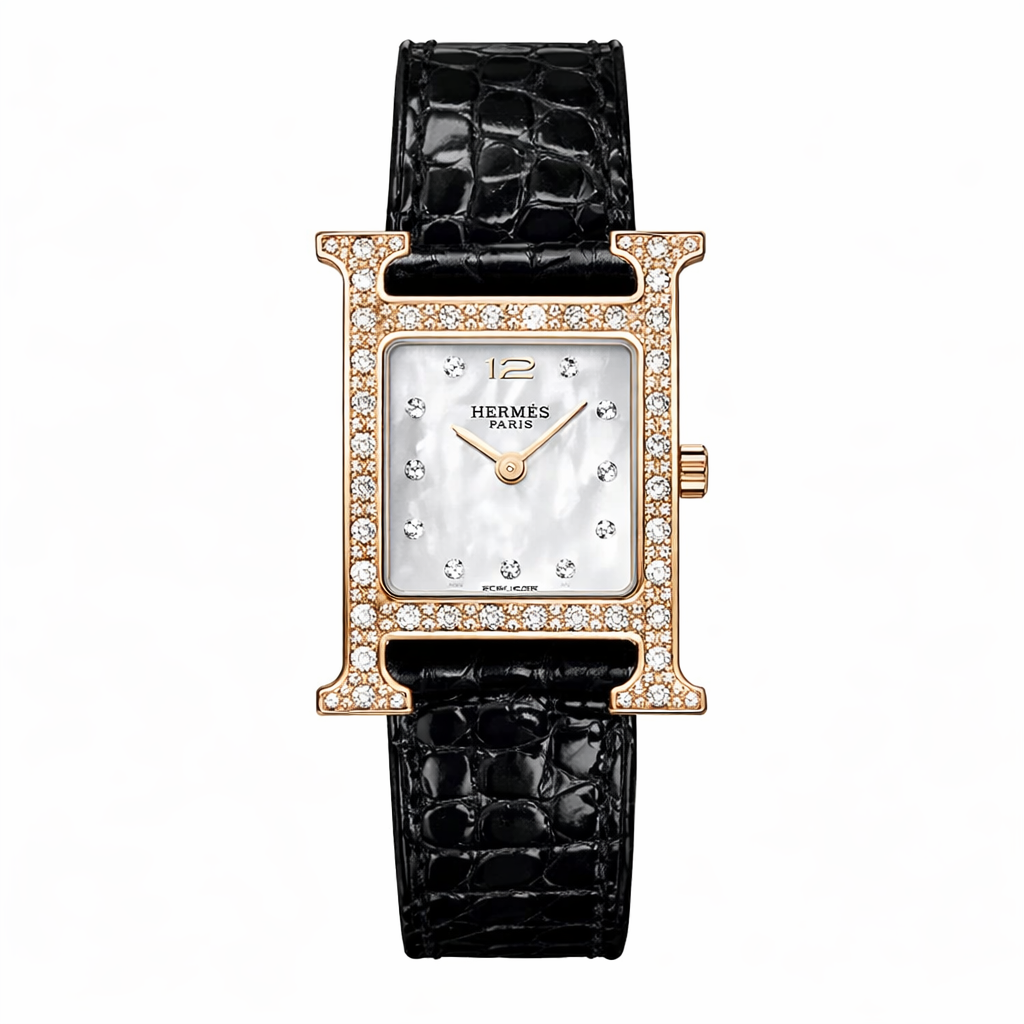 Diamond H-Shape Luxury Watch