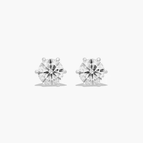 6-Prong Studs Earrings