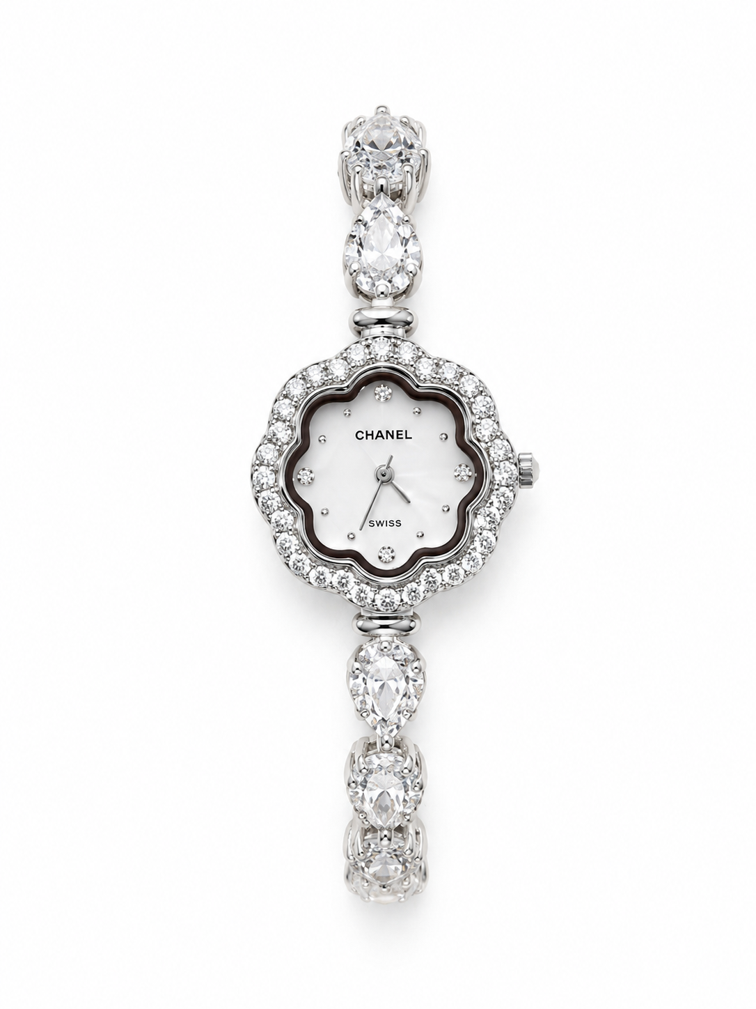 Ch-Inspired Bloom Crystal Watch