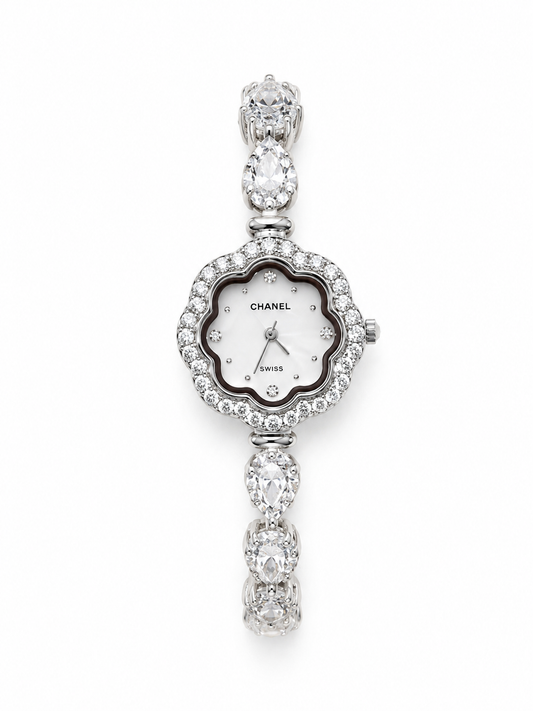 Ch-Inspired Bloom Crystal Watch