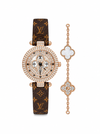 Luxury Monogram Watch & Bracelet Set
