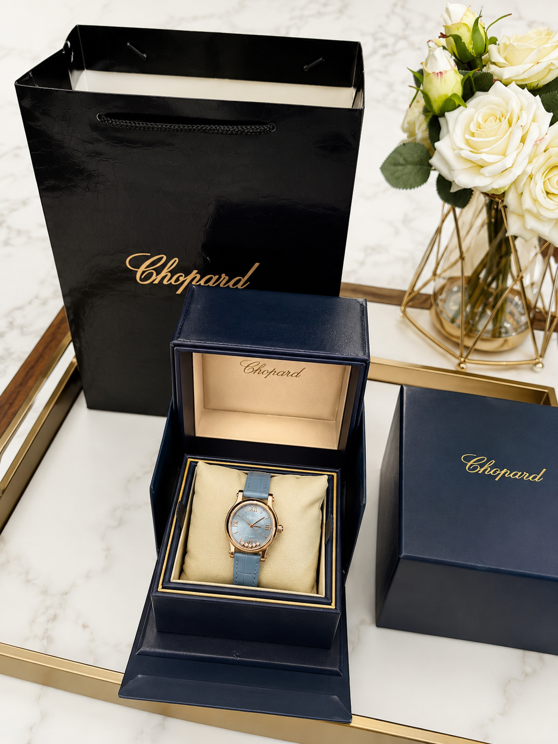 Azure Royale Crocodile Leather Watch