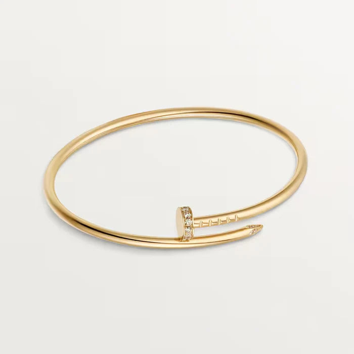 bracelet just un clou diamonds, small model