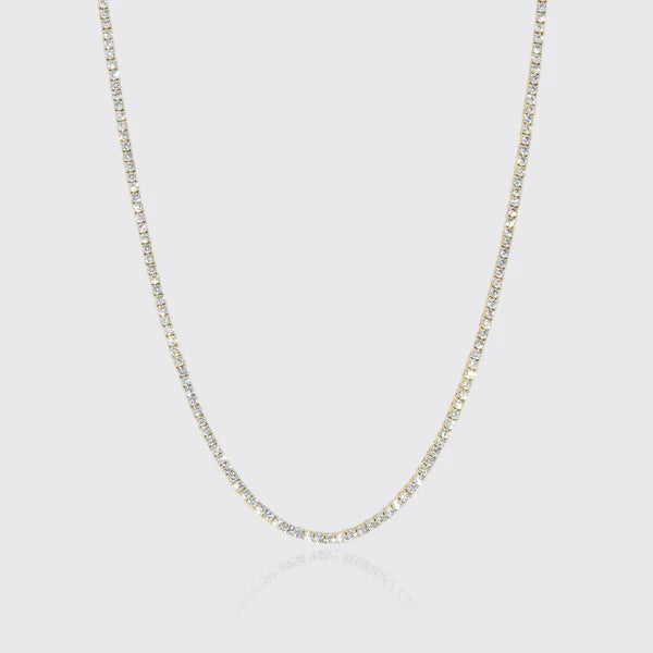 3mm Moisannite Tennis Necklace