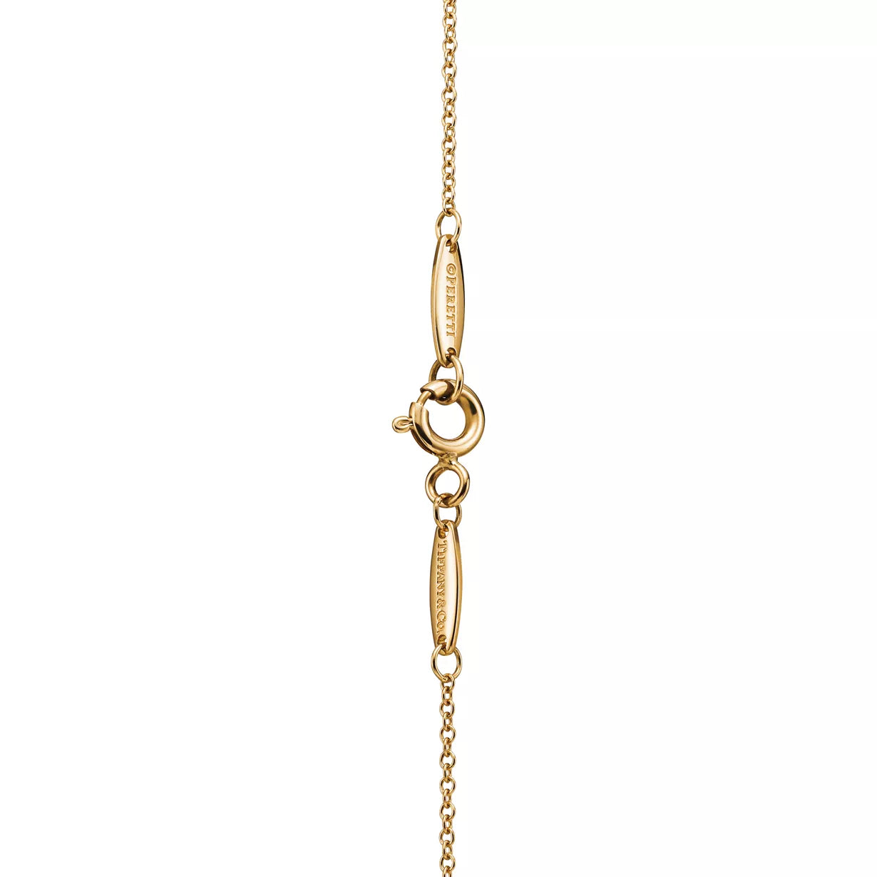 18K Thick Gold Plated Solitaire Diamond Necklace