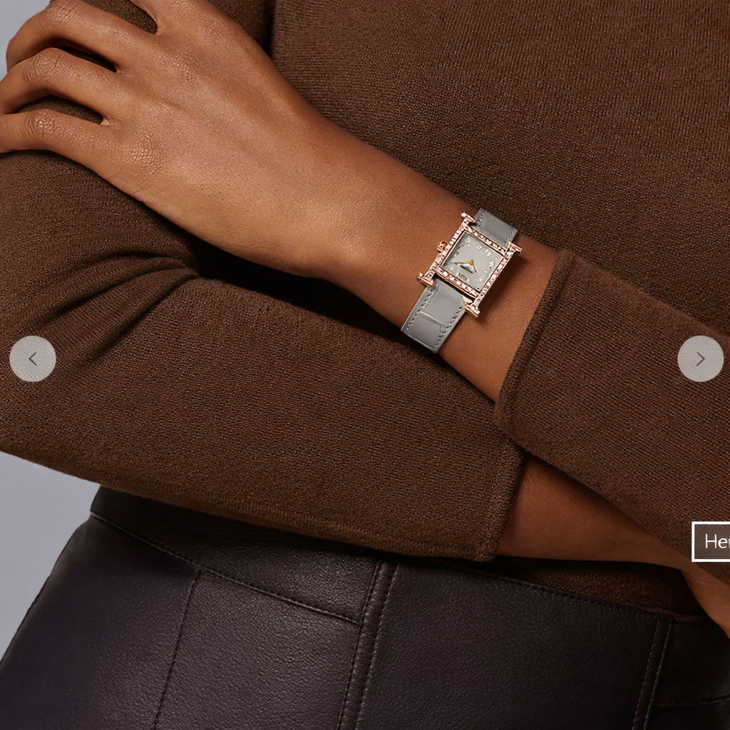 Diamond H-Shape Luxury Watch