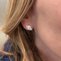 Bezel Earrings