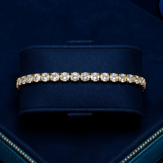 4mm Moissanite Tennis Bracelet