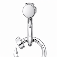 Double Nail Hoop Earrings