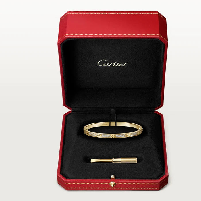 LOVE bracelet, medium model, paved