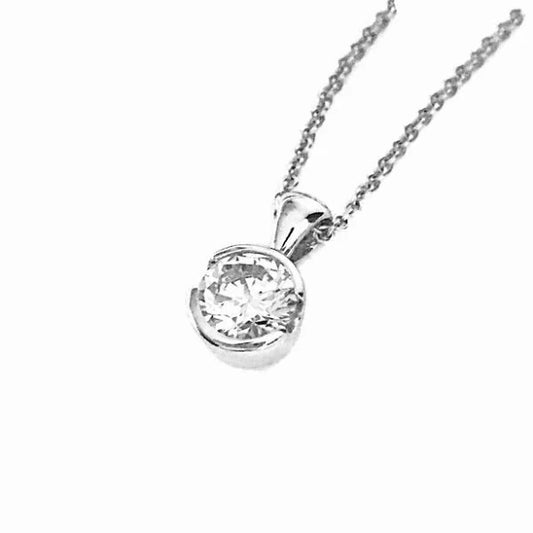 6mm Solitaire Pendant