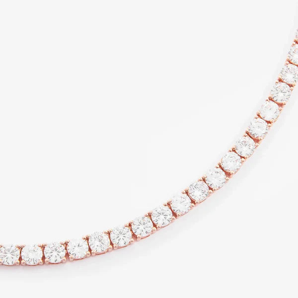 4mm Moissanite Tennis Necklace