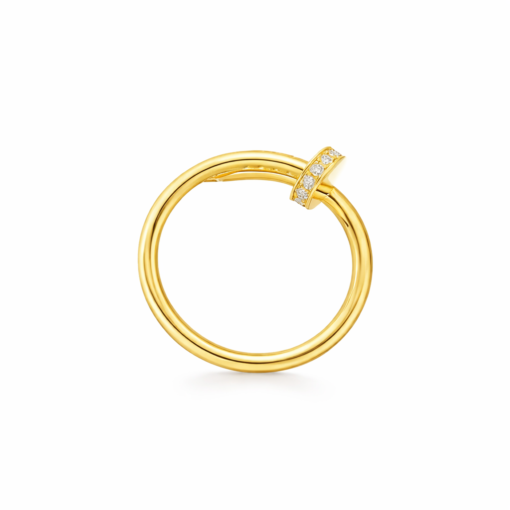 Crystal Nail Wrap Ring