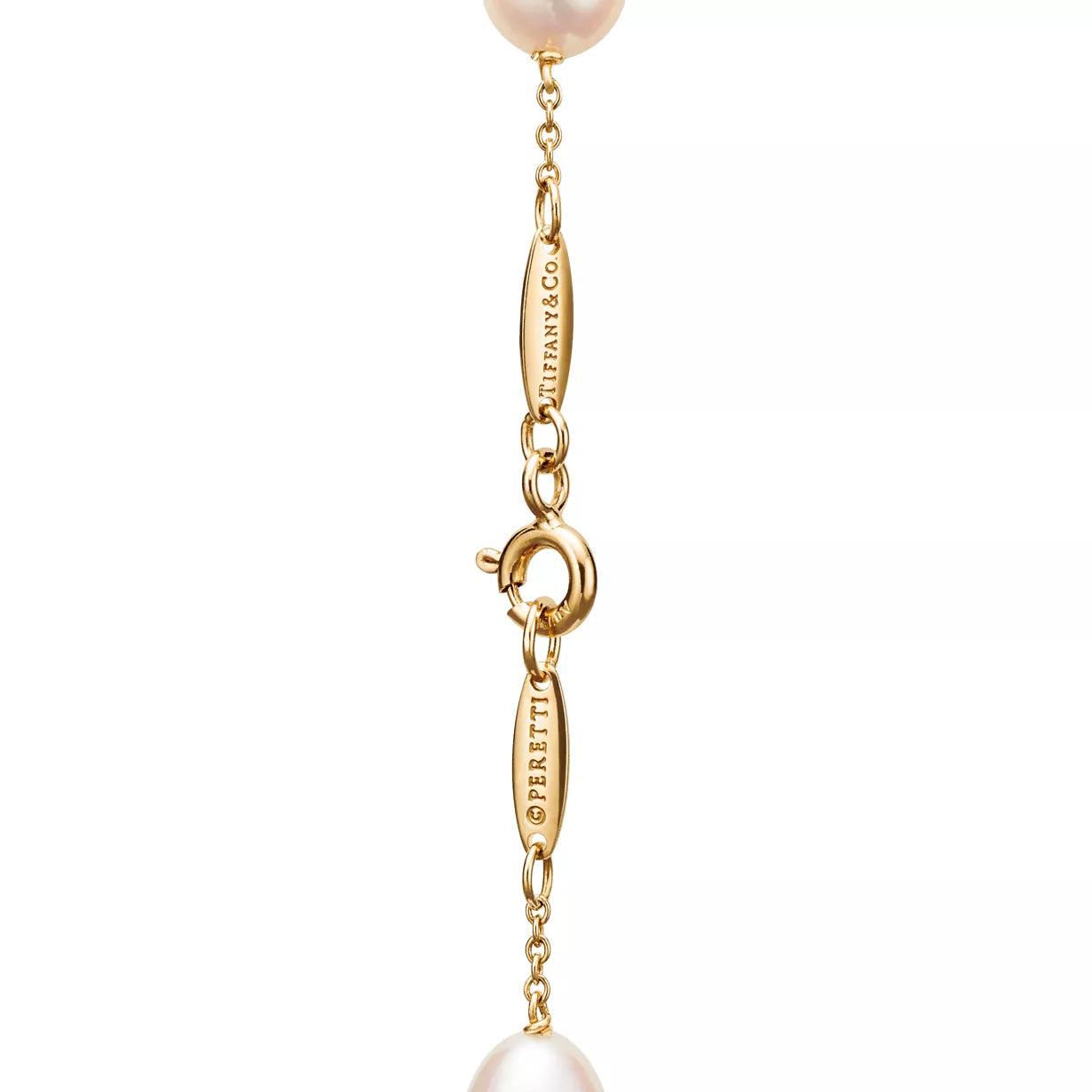 Elegant Gold Pearl Chain Bracelet