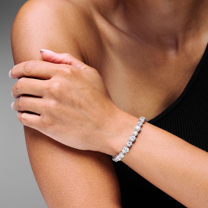 4mm Moissanite Tennis Bracelet