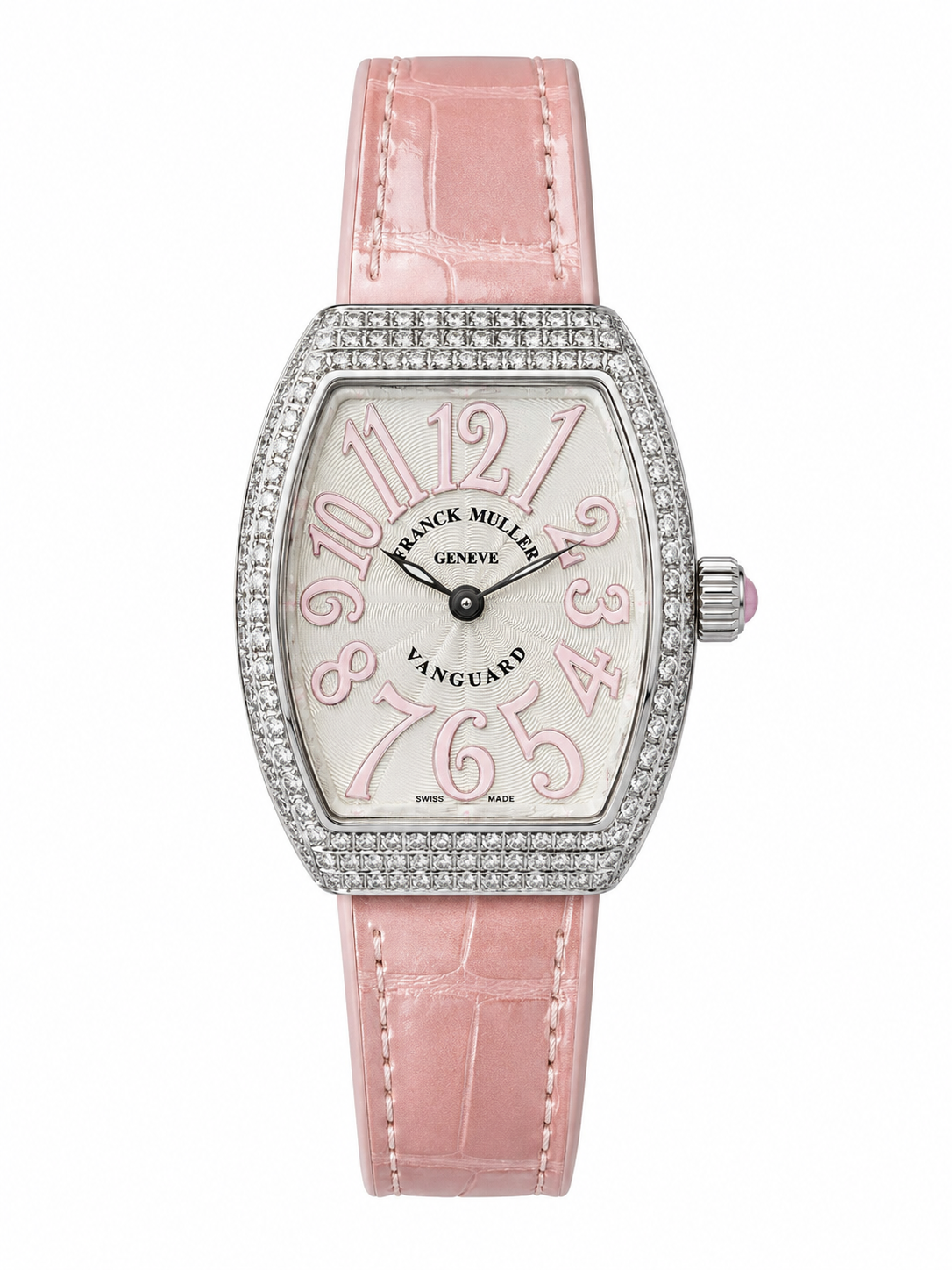Rosé Monarch Crocodile Leather Watch