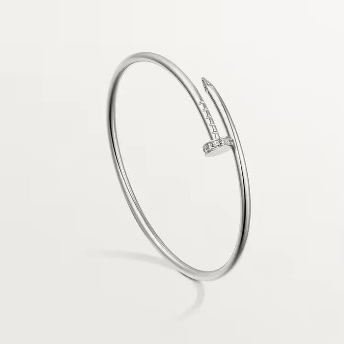 bracelet just un clou diamonds, small model