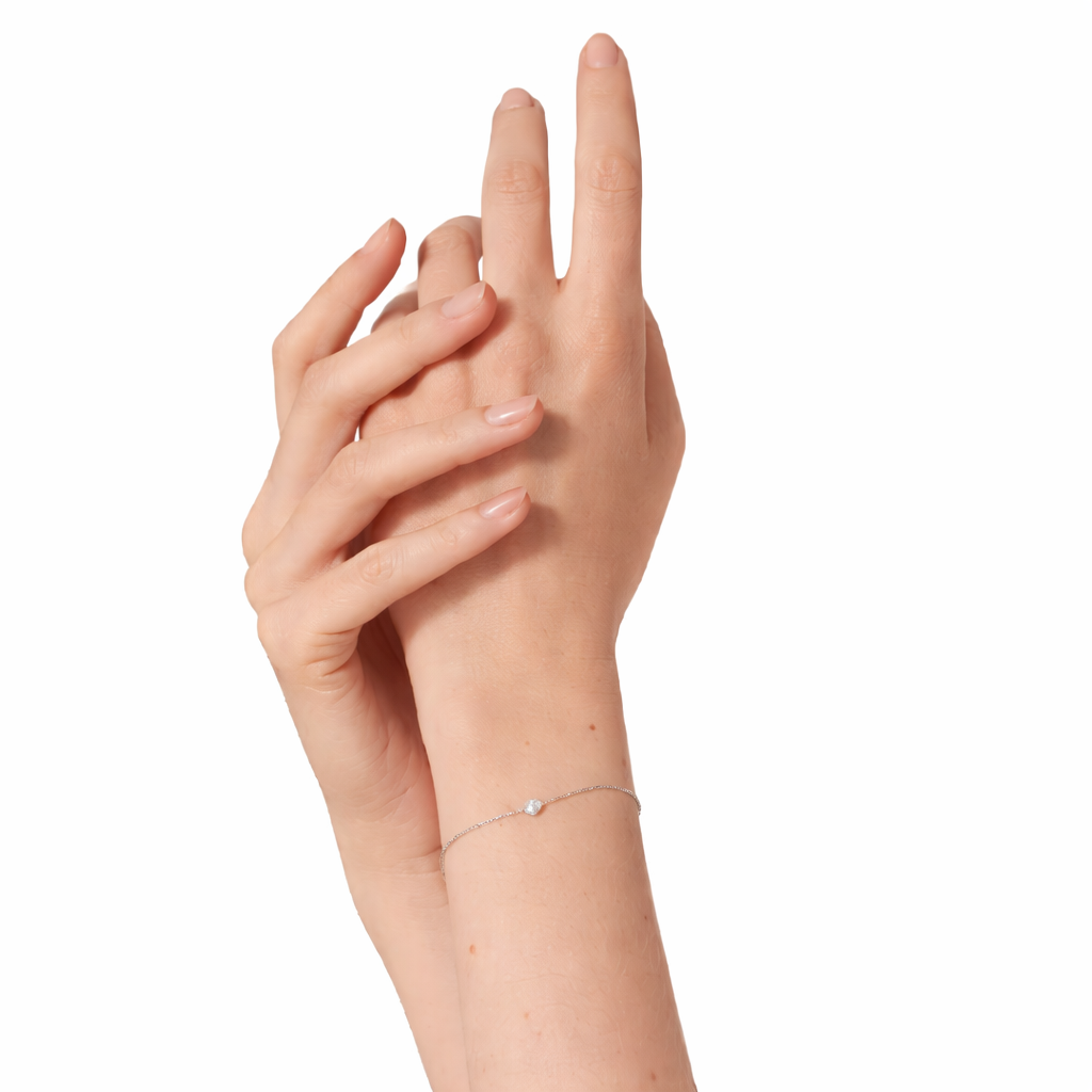 Minimal Diamond Chain Bracelet