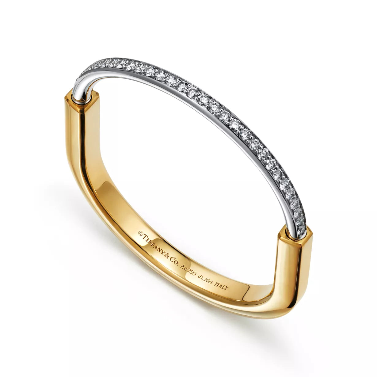 18K Thick Gold Plated Two-Tone Minimalist Bracelet