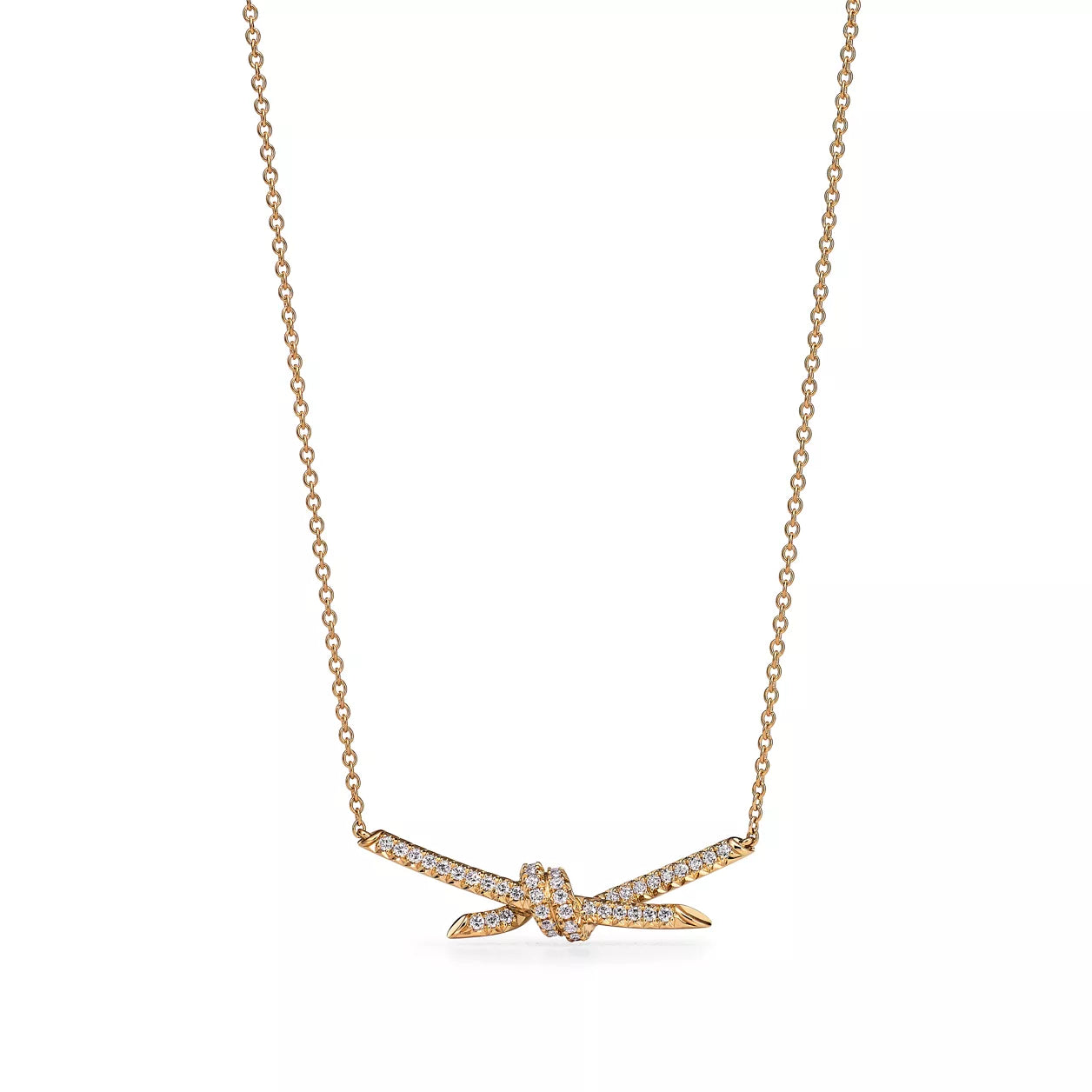18K Thick Gold Plated Knot Set – Luxury Necklace and Ring Jewelry Set