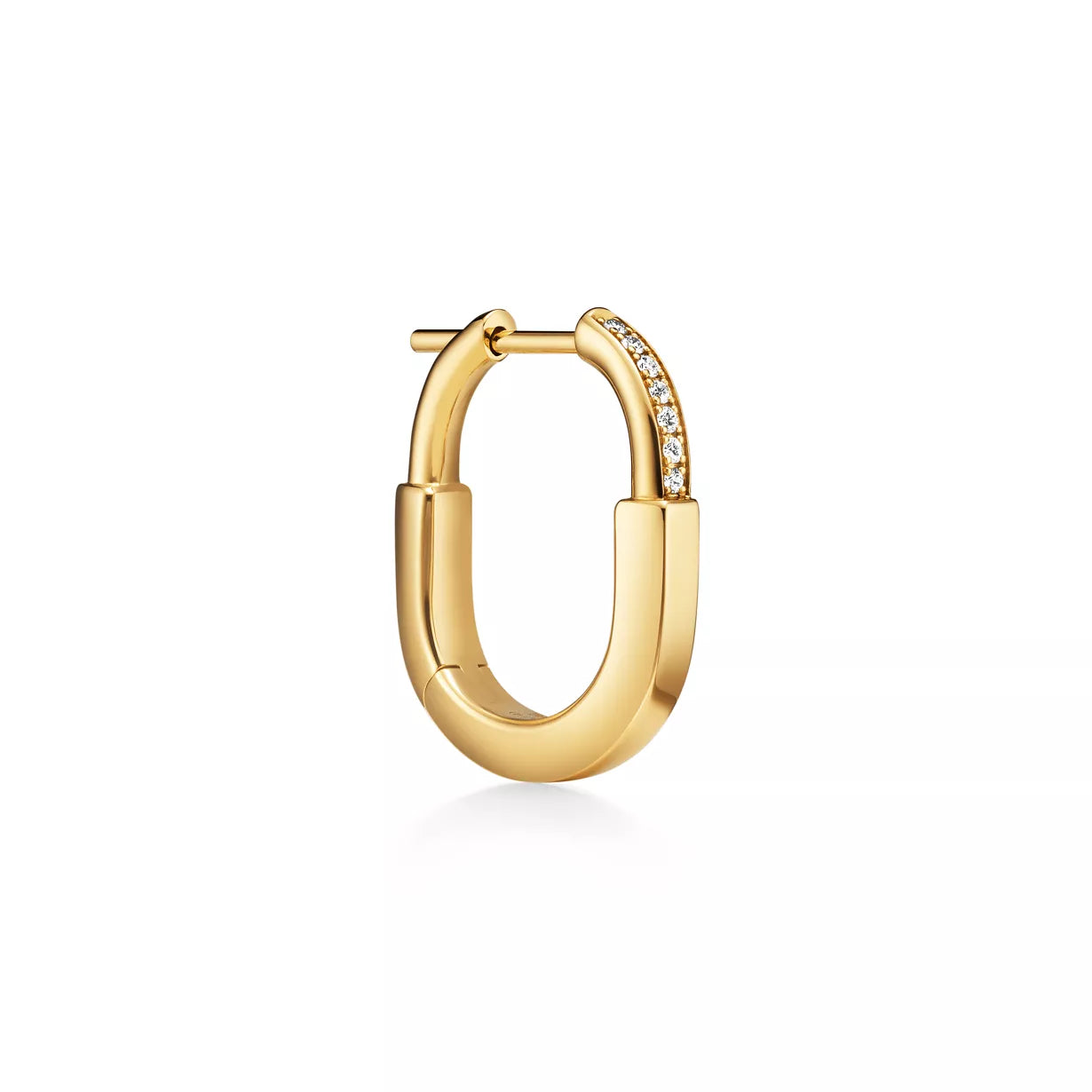 18K Thick Gold Plated Minimalist Hoop Earrings