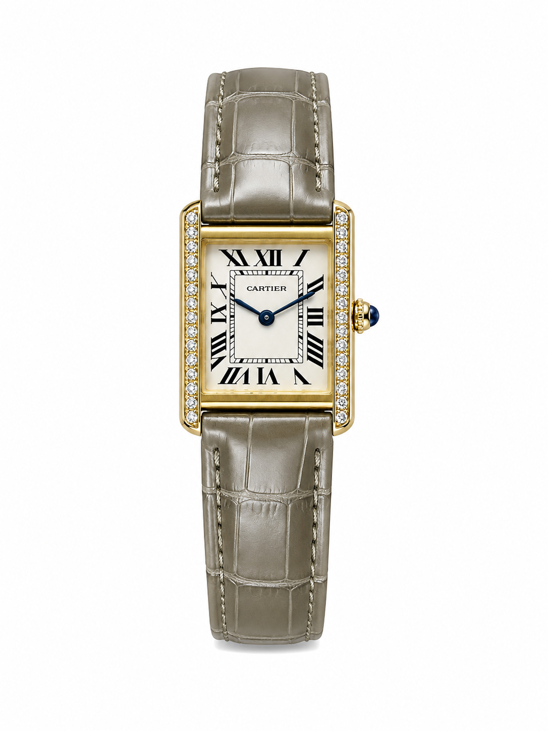 Imperial Diamond Crocodile Leather Watch