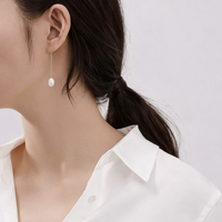Elegant Pearl Drop Earrings