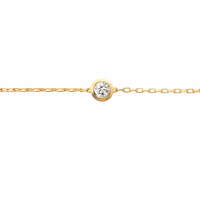 Minimal Diamond Chain Bracelet