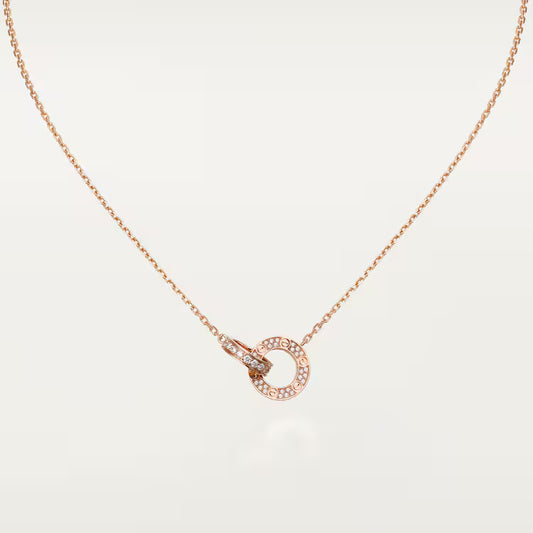 LOVE pendant, paved