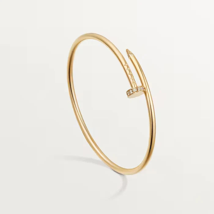 bracelet just un clou diamonds, small model