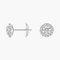 Moissanite Earrings-1ct