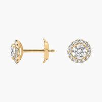 Moissanite Earrings-1ct