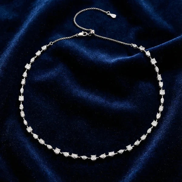 Moissanite Tennis Necklace