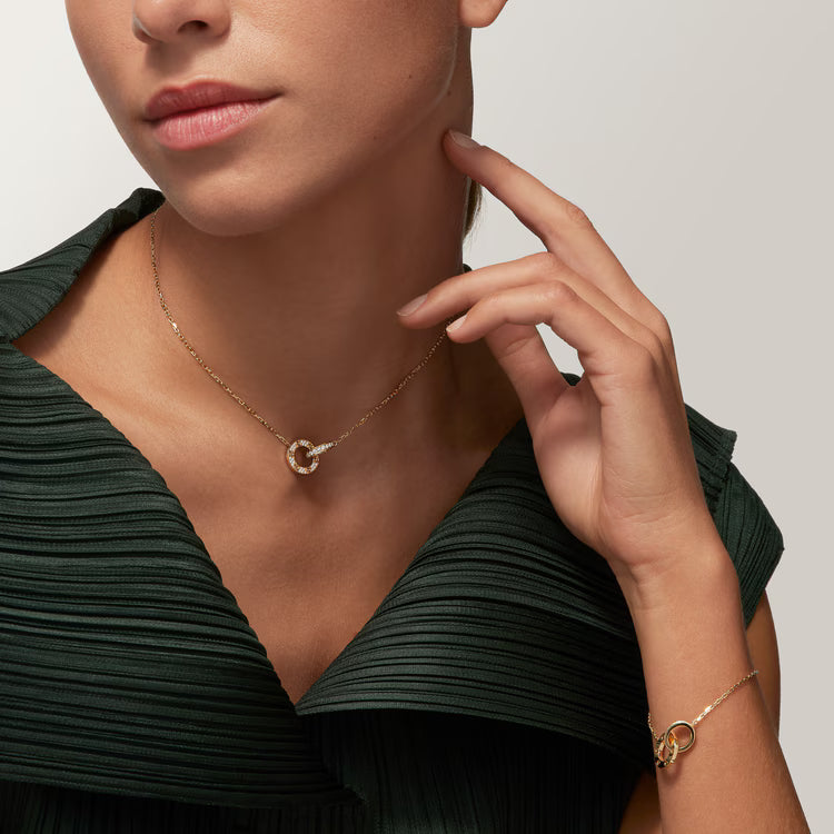 LOVE pendant, paved