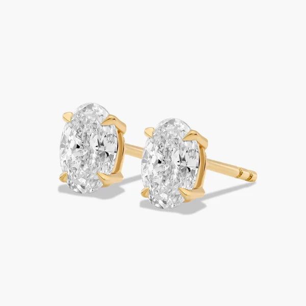 moissanite stud earrings