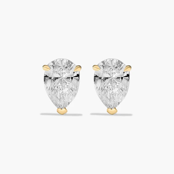 Pear Stud Earrings