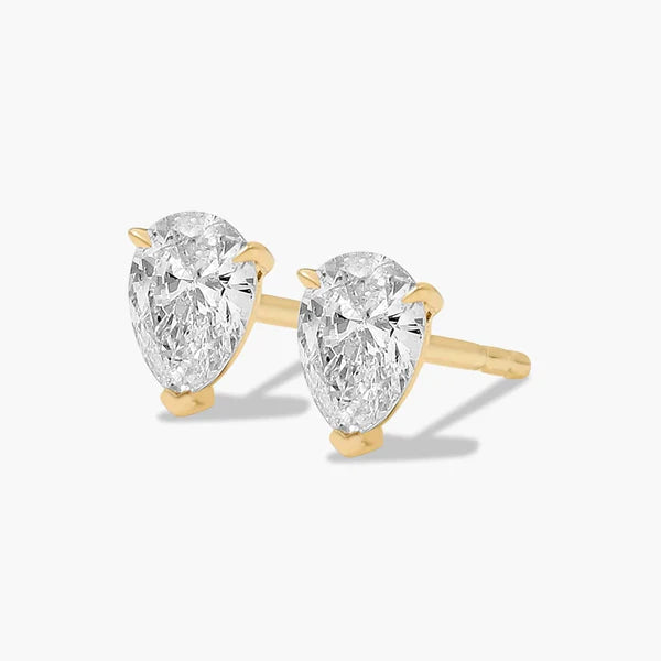 Pear Stud Earrings