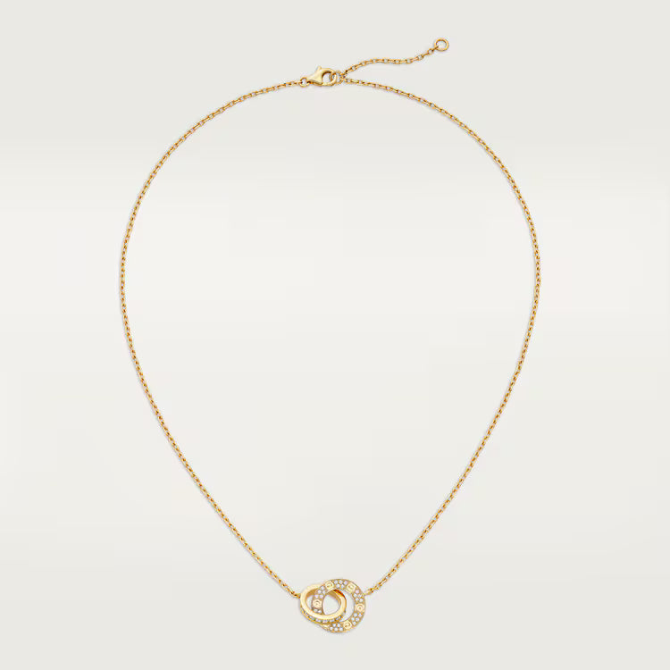 LOVE pendant, paved