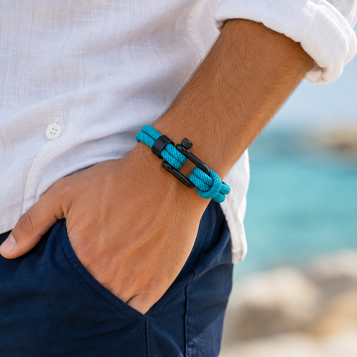 Horseshoe Buckle Hand Rope