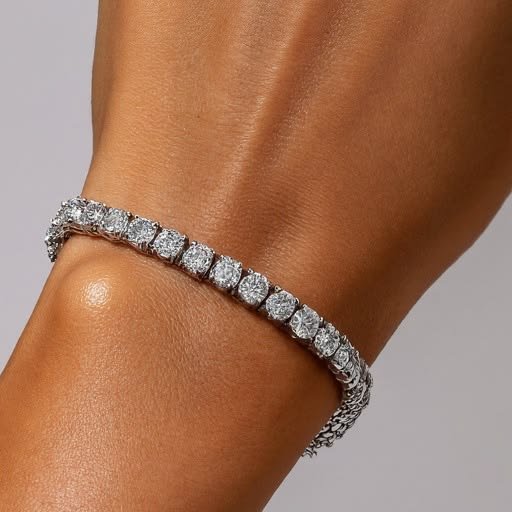 4mm Brilliant Round Tennis Bracelet