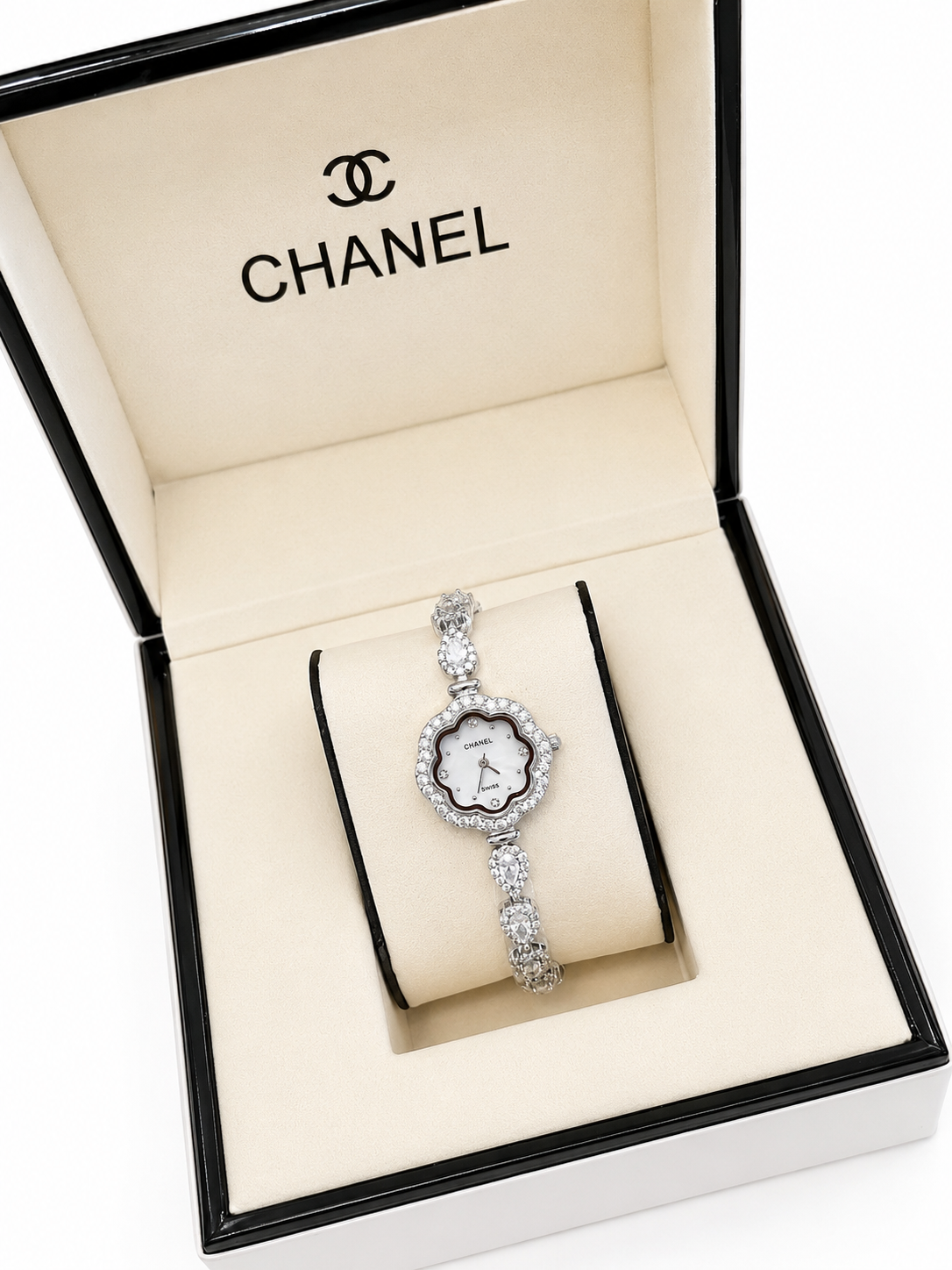 Ch-Inspired Bloom Crystal Watch