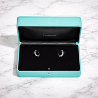 18K Thick Gold Plated Minimalist Hoop Earrings