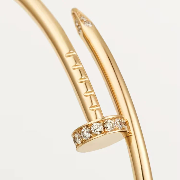 bracelet just un clou diamonds, small model