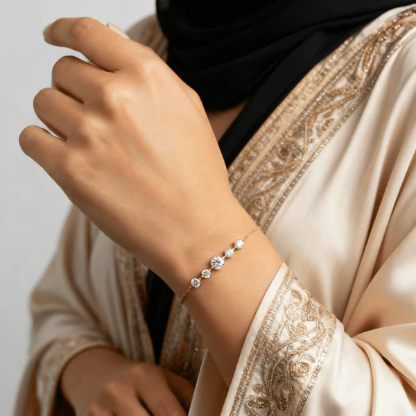 Moissanite Bracelets Rose
