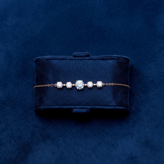 Moissanite Bracelets Rose