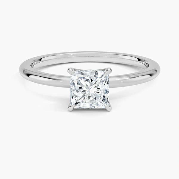 Princess Cut Solitaire Ring